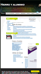 Mobile Screenshot of hierroyaluminio.com